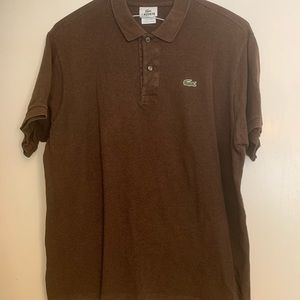 Lacoste XL Classic Short Sleeve Polo Brown